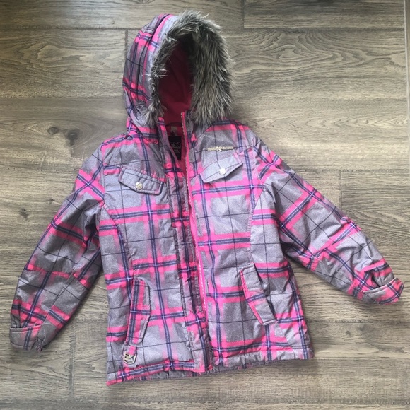 Mauve 10//12 ZeroXposur Snow Jacket Kids Faux